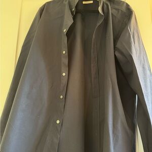 Burberry Men’s Navy Button-Up Shirt